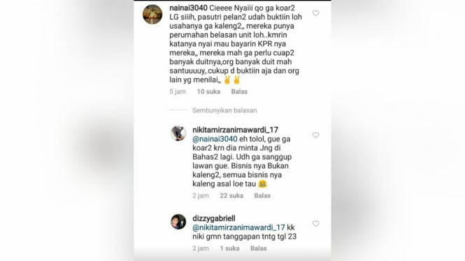 Nikita Mirzani - Ussy dan Andhika