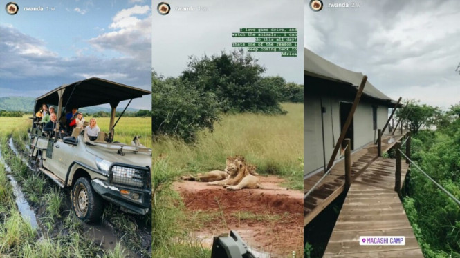 Nikita Willy dan pacar liburan di Rwanda