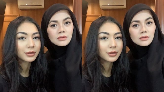Sarita Abdul Mukti dan Shania Salsabila