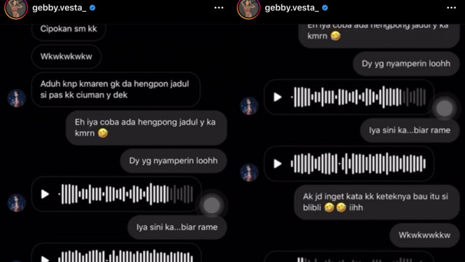 Lucinta Luna dan Gebby Vesta