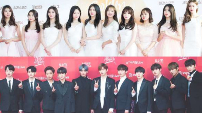 I.O.I & Wanna One