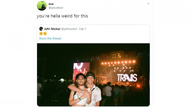 Jefri Nichol dan Eva Jaya Putri