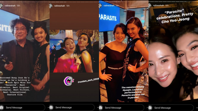 Raline Shah, Bong Joon Ho, Jang Hye Jin, Cho Yeo Jeong