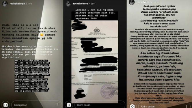 Wulan Rushell vs Rachel Vennya