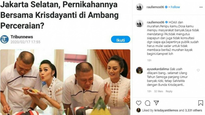 Krisdayanti - Raul Lemos