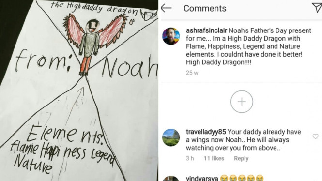 Noah Sinclair anak ashraf 