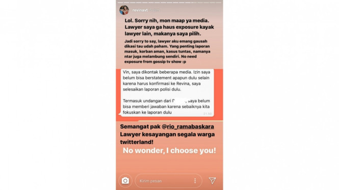 Dedy Susanto vs Revina VT