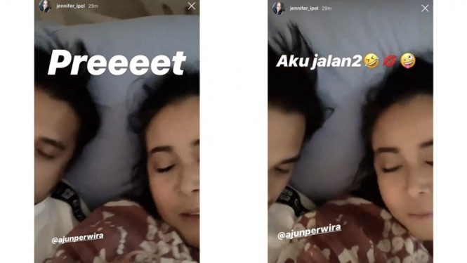 Jennifer Jill dan Ajun Perwira