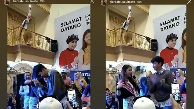 Tiara Idol dan pacar