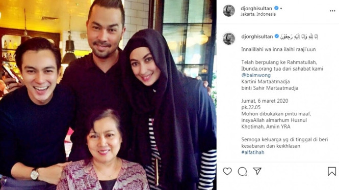 Ibu Baim Wong meninggal dunia
