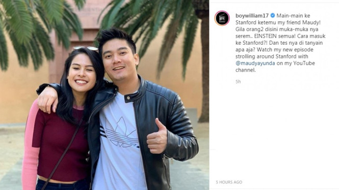 Boy William dan Maudy Ayunda