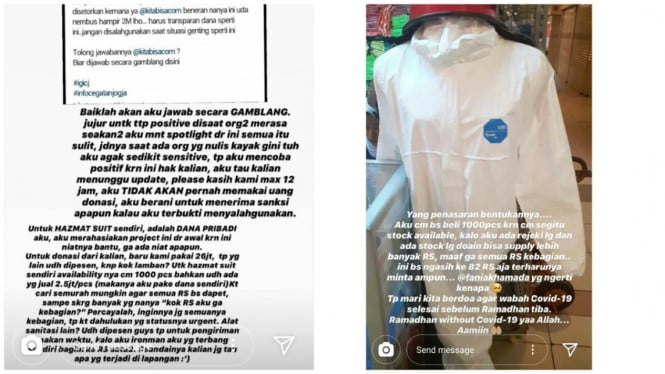 Rachel Vennya donasi