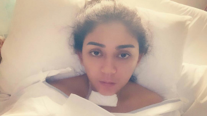 Thalita Latief operasi tumor