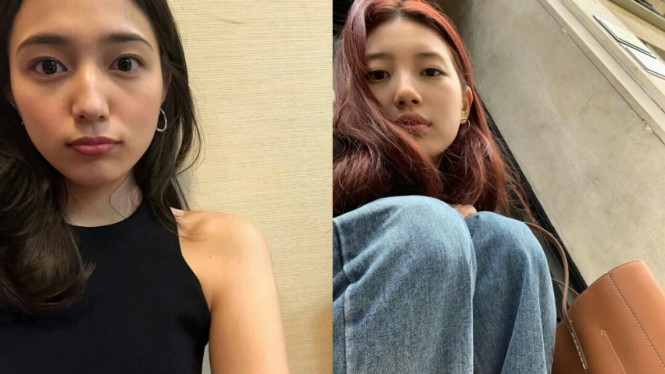 Haruna Kawaguchi model jepang mirip Bae Suzy