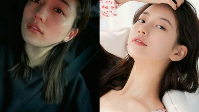 Pesona Haruna Kawaguchi, Model Top Jepang Mirip Suzy Mantan Lee Min Ho