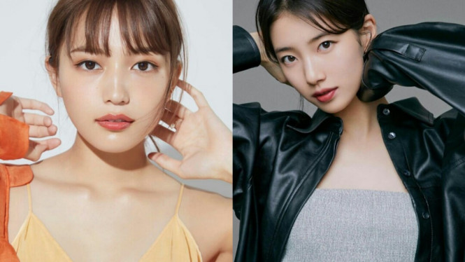Haruna Kawaguchi model jepang mirip Bae Suzy