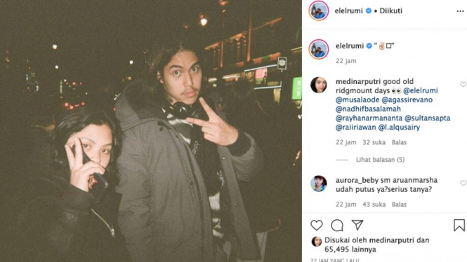 El Rumi Pajang Foto Bareng Cewek, Disebut Pengganti Marsha Aruan