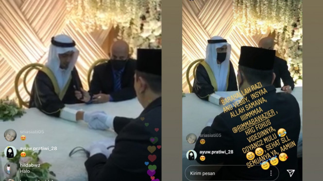 Vebby palwinta menikah