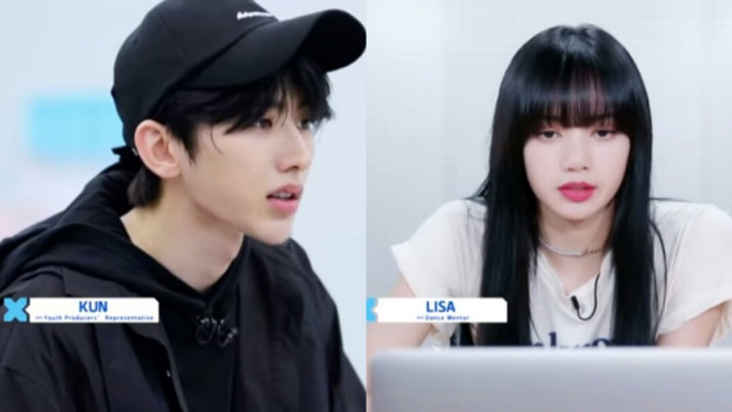 Lisa blackpink dan cai xukun youth with you 2020