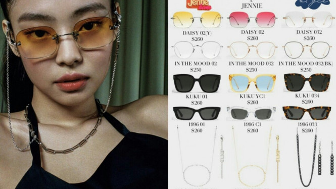 Harga Kacamata jennie blackpink jentle monster