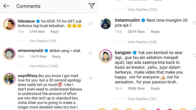 Hasanjr11 minta maaf