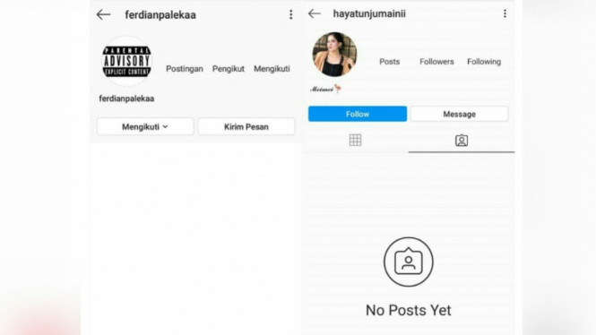 YouTuber Ferdian Paleka dan Hayatun Jumaini