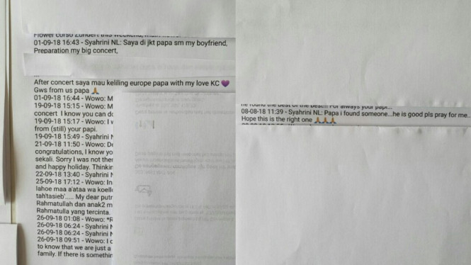 Syahrini dan papa angkat