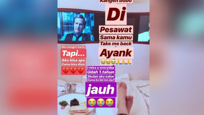 Papa angkat syahrini