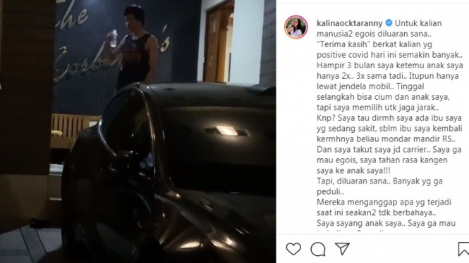 Kalina Octaranny dan Azka Corbuzier