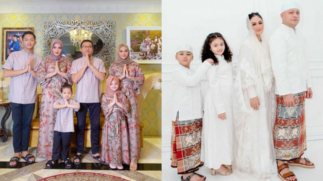Krisdayanti dan aurel hermansyah lebaran