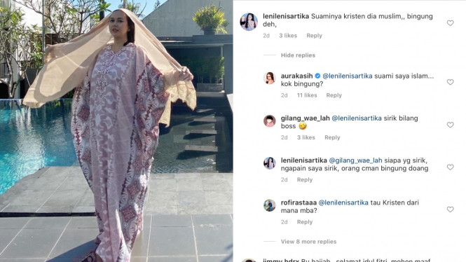 agama suami aura kasih