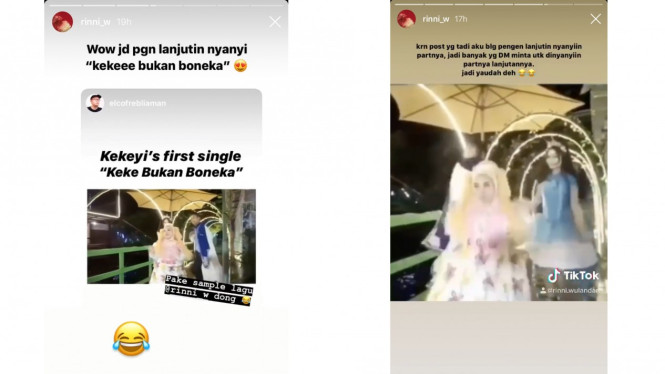 Rinni Wulandari Sindir Kekeyi