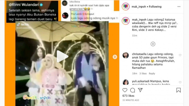 Rinni Wulandari Sindir Kekeyi