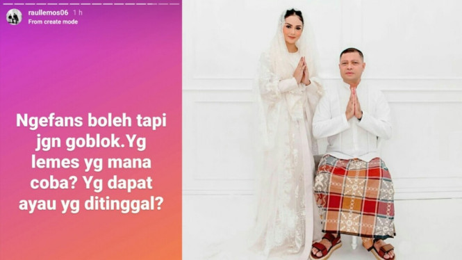 Raul lemos dan Krisdayanti