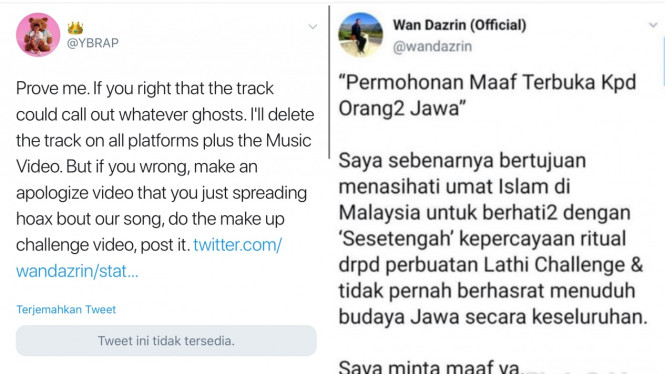 Reza arap, wan dazrin
