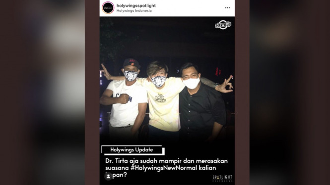 Dokter Tirta di Holywings