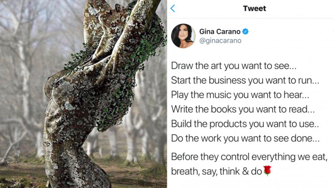 Twitter/@ginacarano