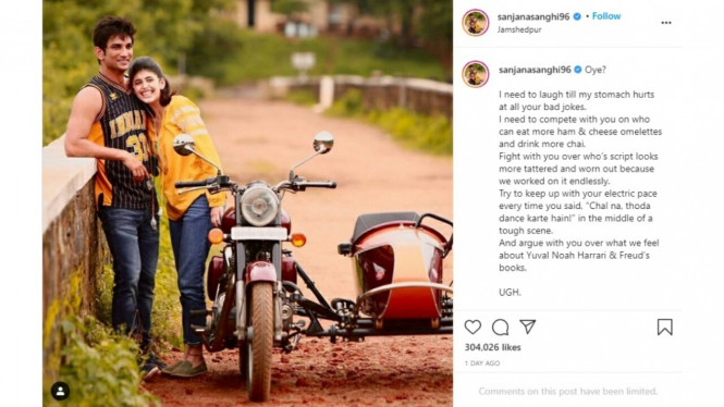 Instagram/@sanjanasanghi96