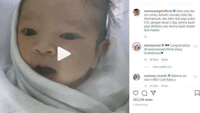 Instagram/@vanessaangelofficial