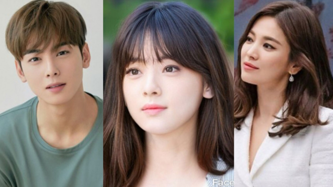 Viral Wajah Cha Eun Woo dan Song Hye Kyo Dimirip miripkan