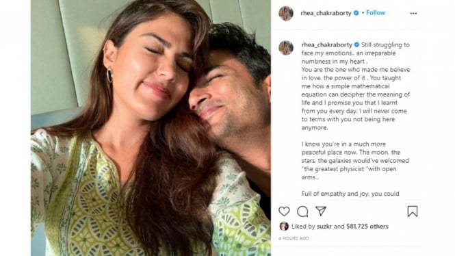 Instagram/@rhea_chakraborty