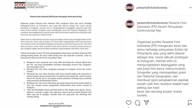 Instagram/@pewartafotoindonesia