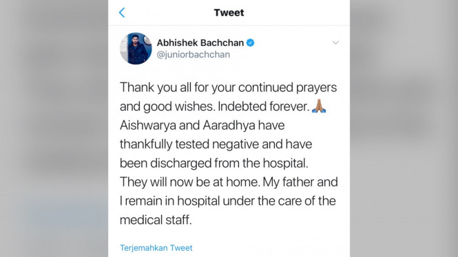 Twitter/@juniorbachchan