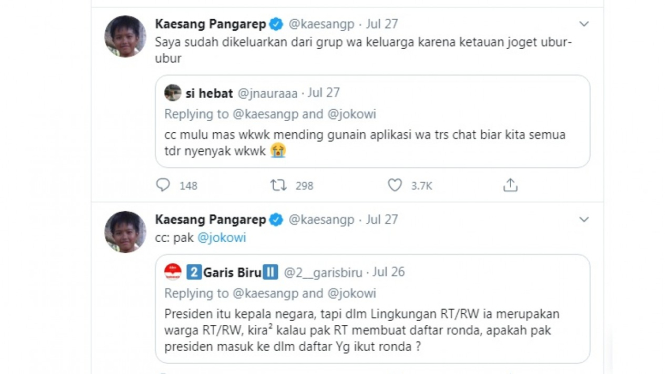 Kaesang Pangarep Sebar Data Pribadi Jokowi Dan Iriana Dari Istana