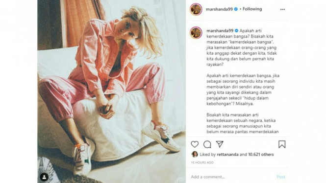 Instagram/@marshanda99