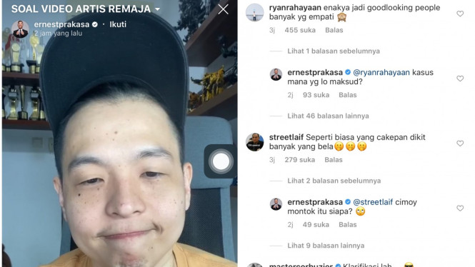 Instagram/@ernestprakarsa