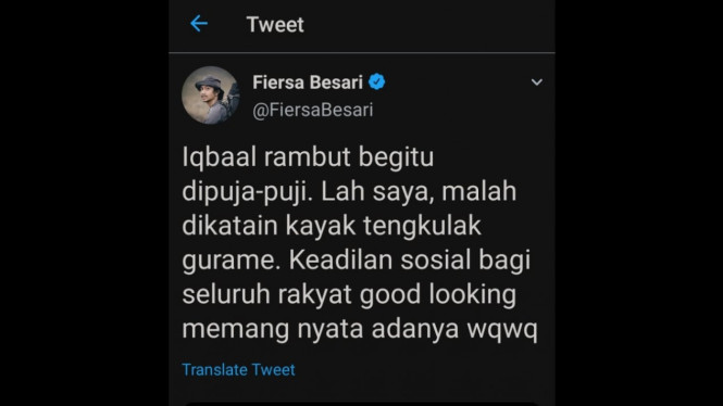 Twitter/FiersaBesari