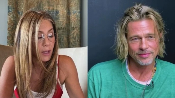 Reuni, Brad Pitt-Jennifer Aniston Langsung Adegan Panas