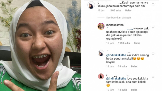 Instagram/@indirakalistha