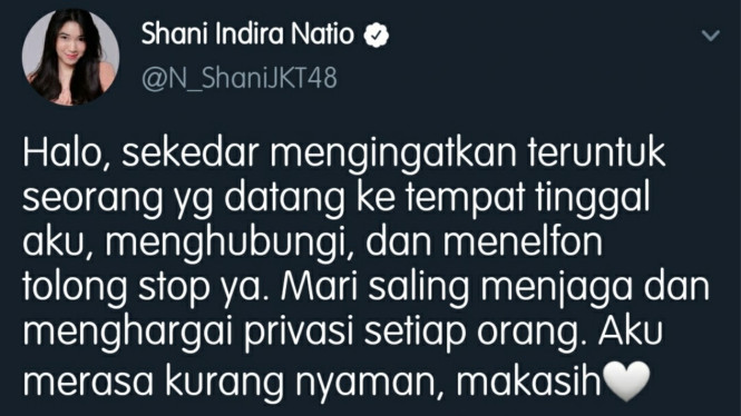 Twitter/@N_ShaniJKT48